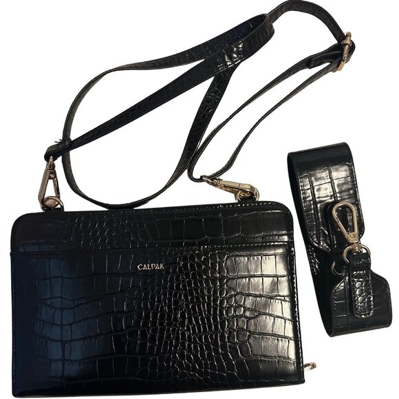 Calpak Handbags - Calpak Croc Wallet